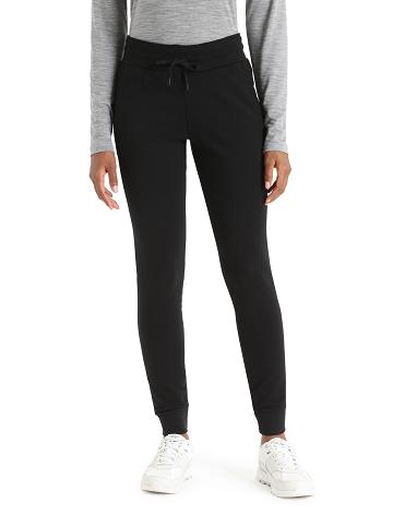 Dámské Kalhoty Icebreaker Merino Crush Černé | CZ 1427LISH